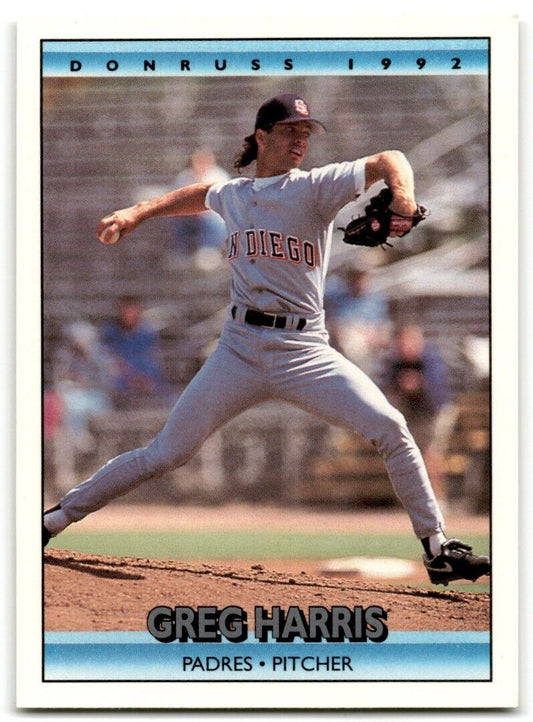 1992 Donruss Greg Harris San Diego Padres #49