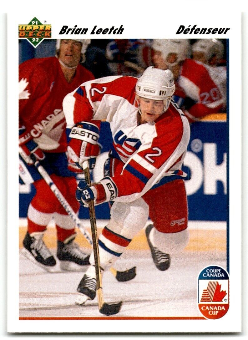 1991-92 Upper Deck Brian Leetch USA #35