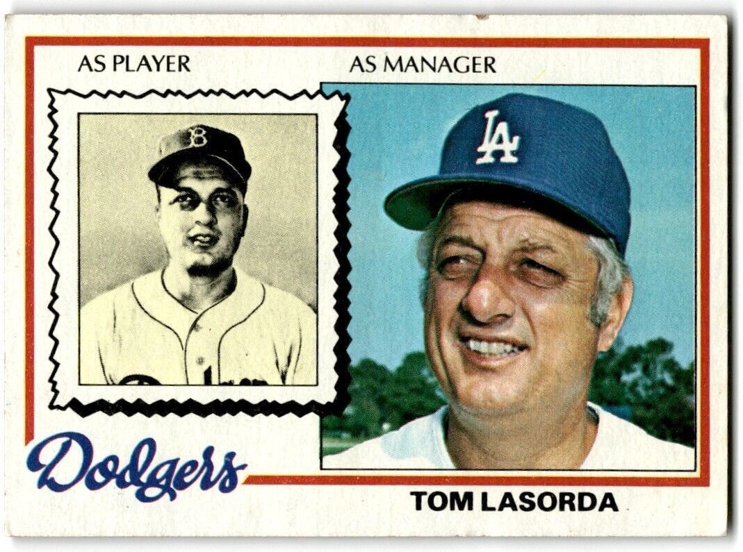 1978 Topps Tom Lasorda Los Angeles Dodgers #189