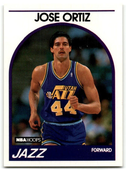 1989-90 Hoops Jose Ortiz Rookie Utah Jazz #223