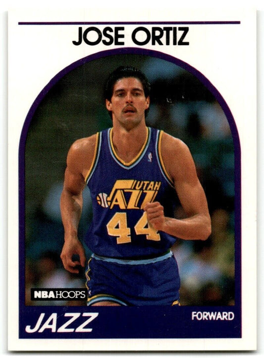 1989-90 Hoops Jose Ortiz Rookie Utah Jazz #223