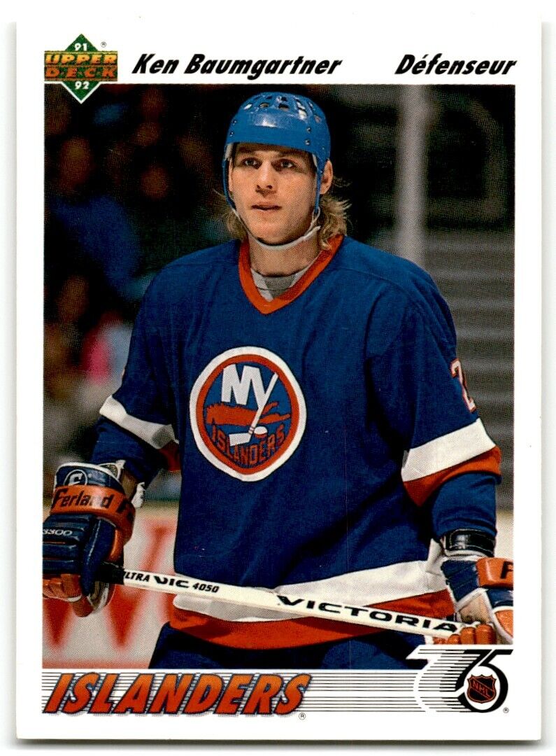 1991-92 Upper Deck Ken Baumgartner New York Islanders #402