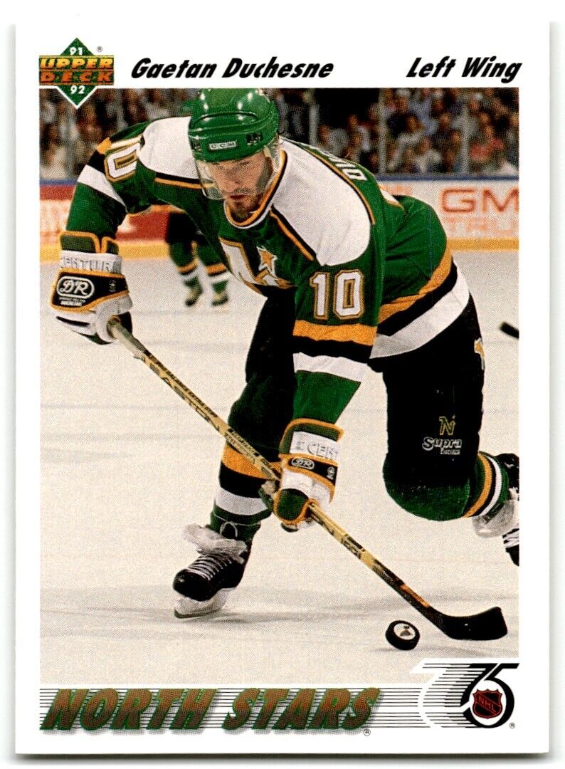 1991-92 Upper Deck Gaetan Duchesne Minnesota North Stars #207