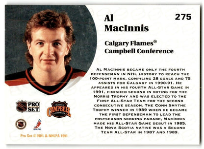 1991-92 Pro Set Al MacInnis Calgary Flames #275