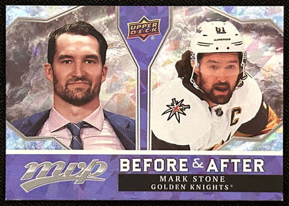 2021-22 Upper Deck MVP Before and After Mark Stone Vegas Golden Knights #BA-14