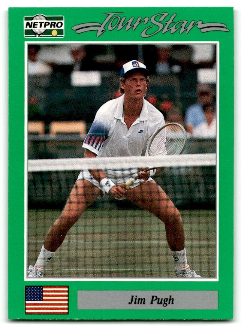 1991 Protennis player Cards Netpro Tour Star Jim Pugh #51