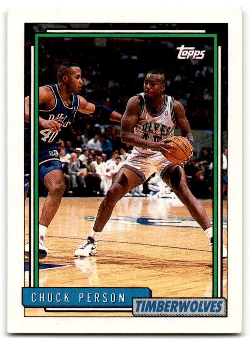 1992-93 Topps Chuck Person Minnesota Timberwolves #327