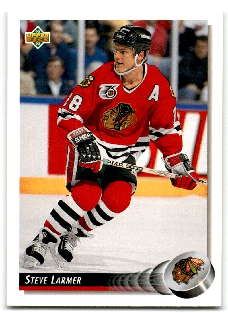 1992-93 Upper Deck Steve Larmer Chicago Blackhawks #135