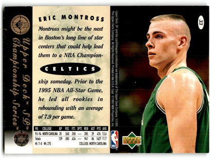 1995-96 SP Championship Series 1995 Eric Montross Rookie Boston Celtics #33