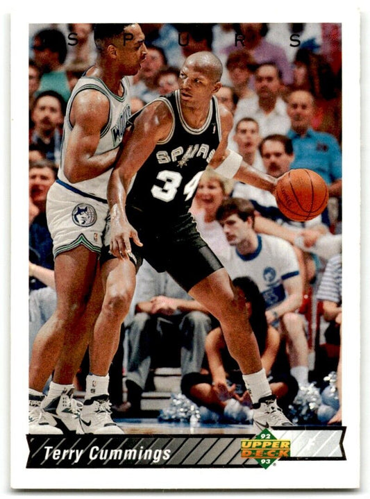 1992-93 Upper Deck Terry Cummings San Antonio Spurs #168