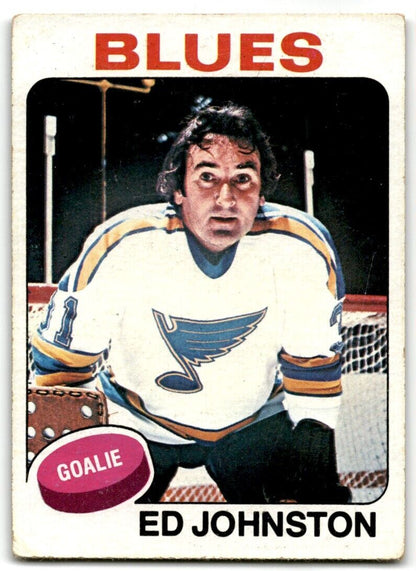 1975-76 Topps Ed Johnston St. Louis Blues #185