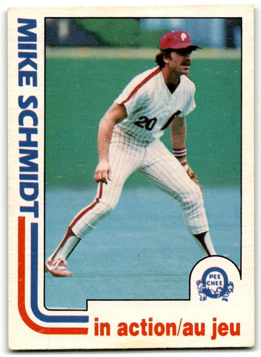 1982 O-Pee-Chee Mike Schmidt Philadelphia Phillies #101