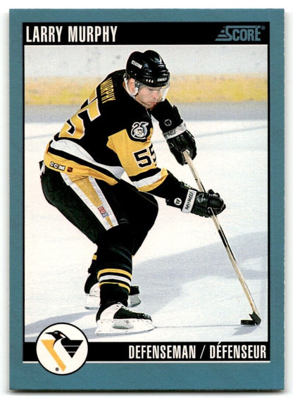 1992-93 Score Larry Murphy Pittsburgh Penguins #45