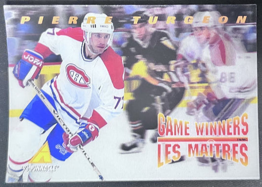 1995-96 Pinnacle McDonald's Game Winners Pierre Turgeon Montreal Canadiens