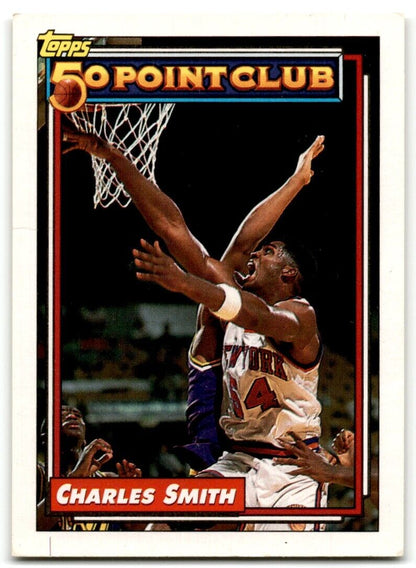 1992-93 Topps 50 point Club Charles Smith Los Angeles Clippers #207