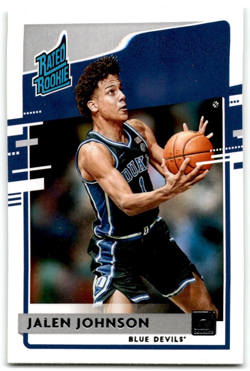 2021-22 Panini Chronicles Donruss Draft Picks Jalen Johnson Duke Blue Devils #38