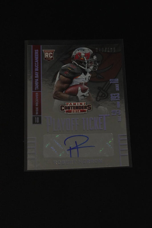 Robert Herron 2014 Panini Contenders Playoff Ticket RC Autograph Auto /199