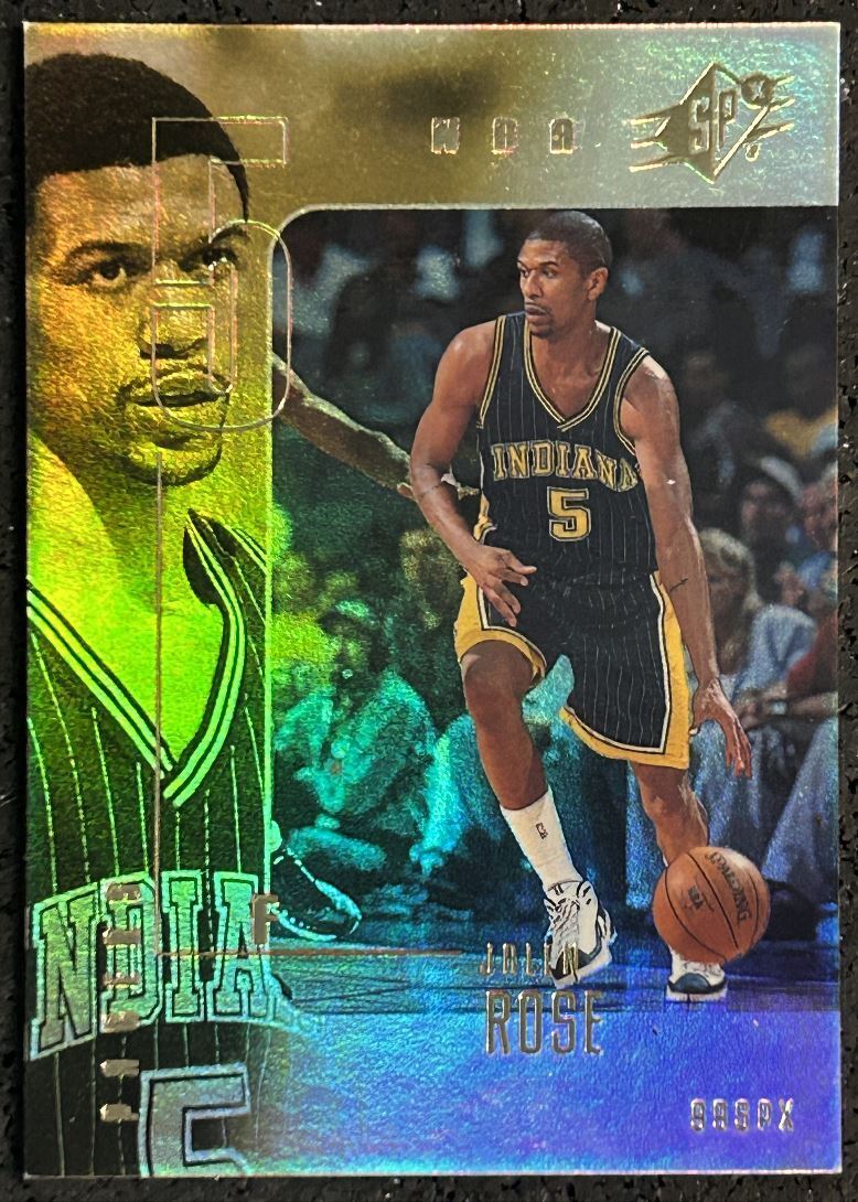 1999-00 Upper Deck SPx Jalen Rose Indiana Pacers #32