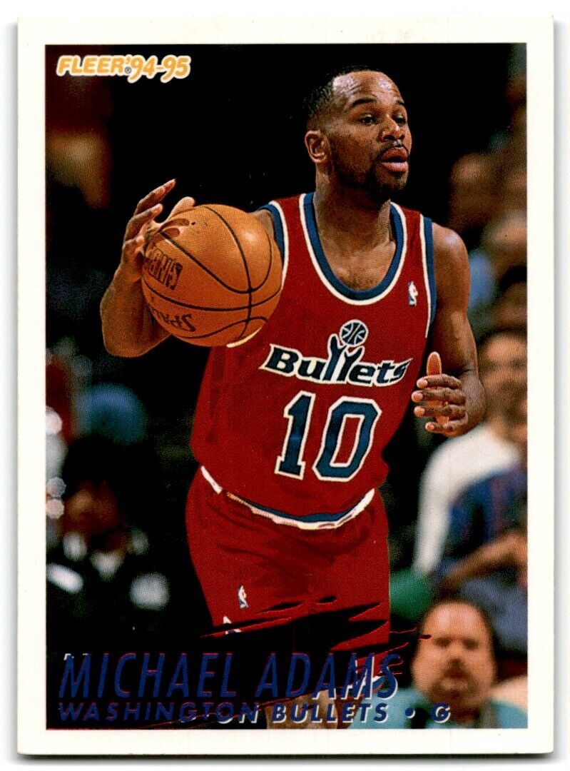 1994-95 Fleer Michael Adams Washington Bullets #228