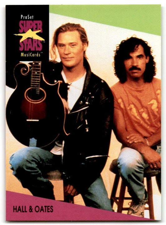 1991-92 ProSet Super Stars MusiCard Hall & Oates #49