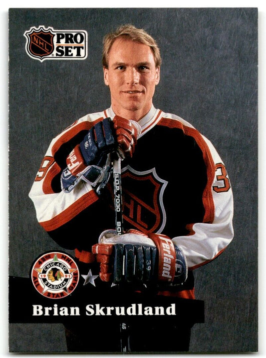 1991-92 Pro Set French Brian Skrudland Montreal Canadiens #306