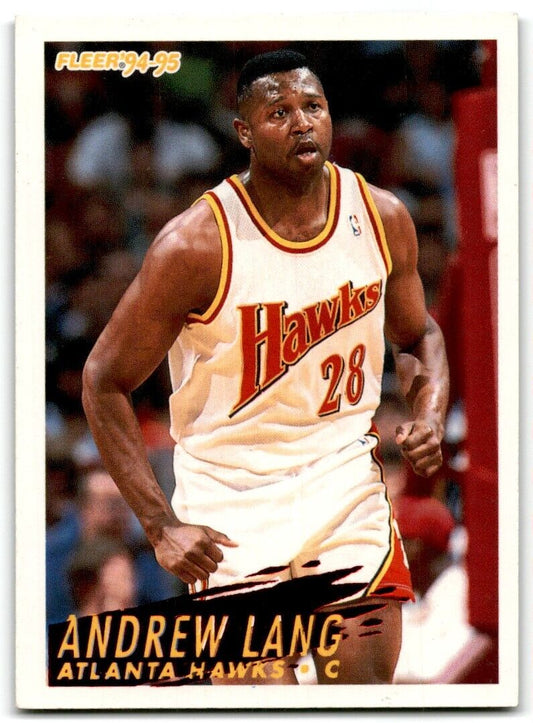 1994-95 Fleer Andrew Lang Atlanta Hawks #7