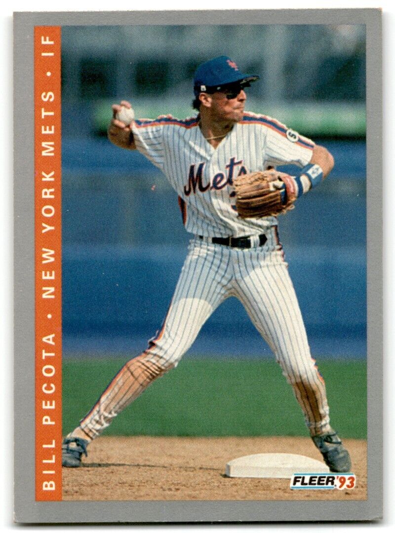 1993 Fleer Bill Pecota New York Mets #92