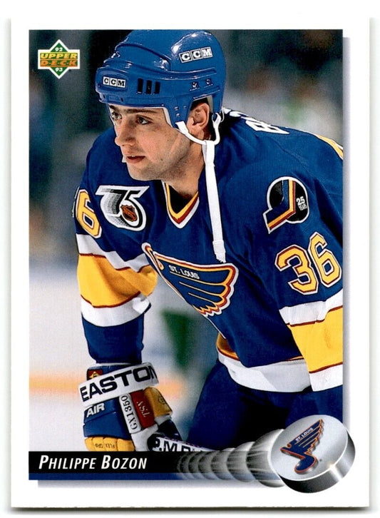 1992-93 Upper Deck Philippe Bozon St. Louis Blues #283