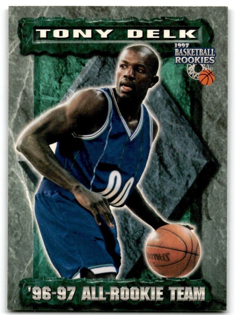 1997-98 Score Board Rookies Tony Delk Charlotte Hornets #84