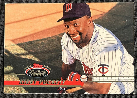 1993 Topps Stadium Club Kirby Puckett Minnesota Twins #283