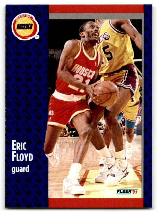 1991-92 Fleer Sleepy Floyd Houston Rockets #74