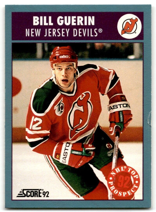 1992-93 Score Canadian Bill Guerin Rookie New Jersey Devils #470