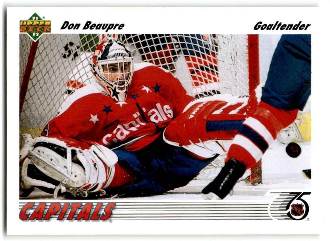 1991-92 Upper Deck Don Beaupre Washington Capitals #197