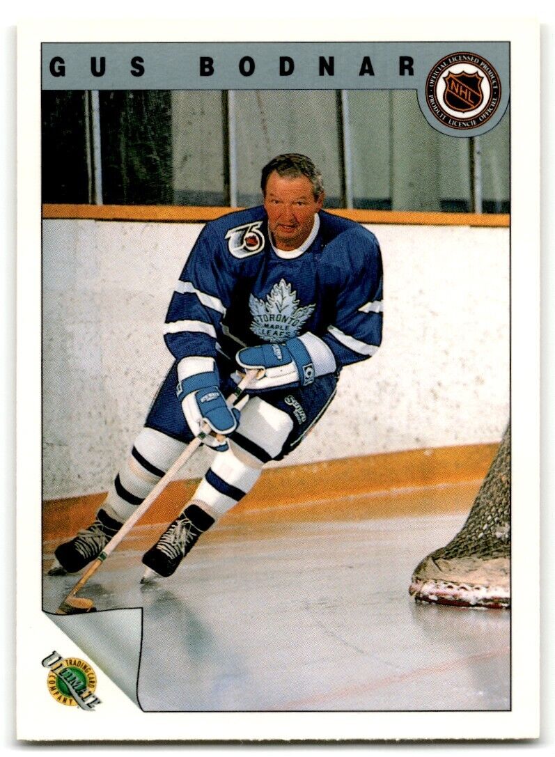 1991-92 Ultimate Original 6 Gus Bodnar Toronto Maple Leafs #31