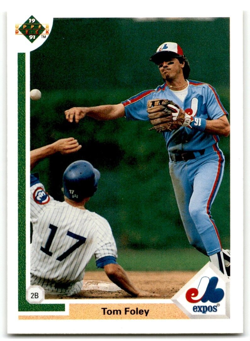 1991 Upper Deck Tom Foley Montreal Expos #381