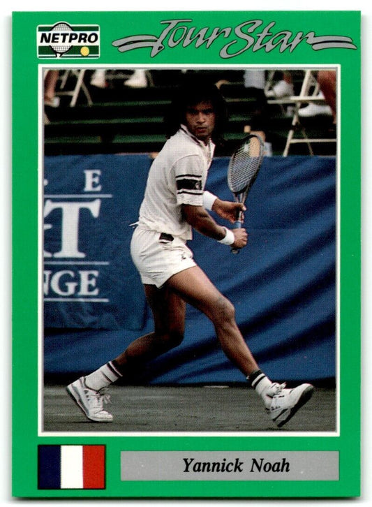 1991 Protennis player Cards Netpro Tour Star Yannick Noah #41