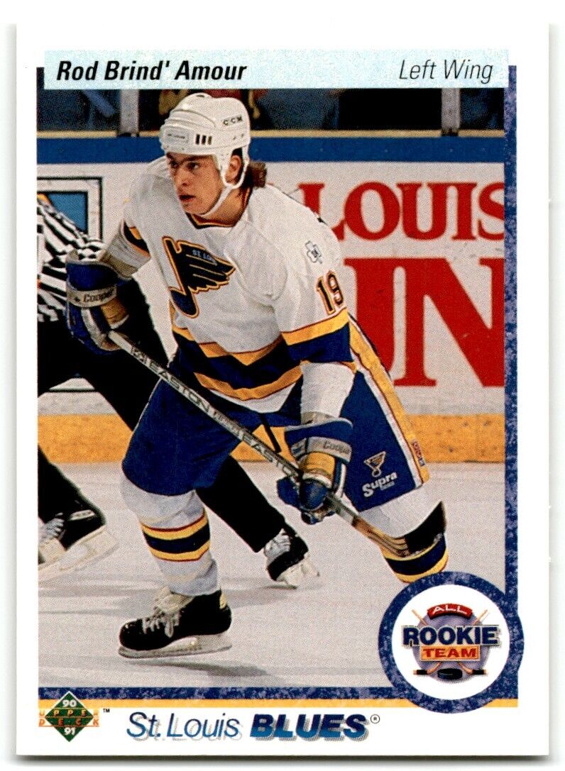 1990-91 Upper Deck Rod Brind'Amour Rookie St. Louis Blues #347