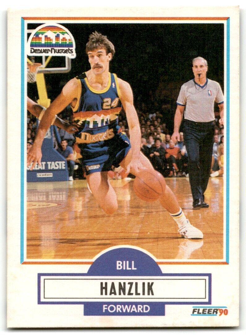 1990-91 Fleer Bill Hanzlik Denver Nuggets #49