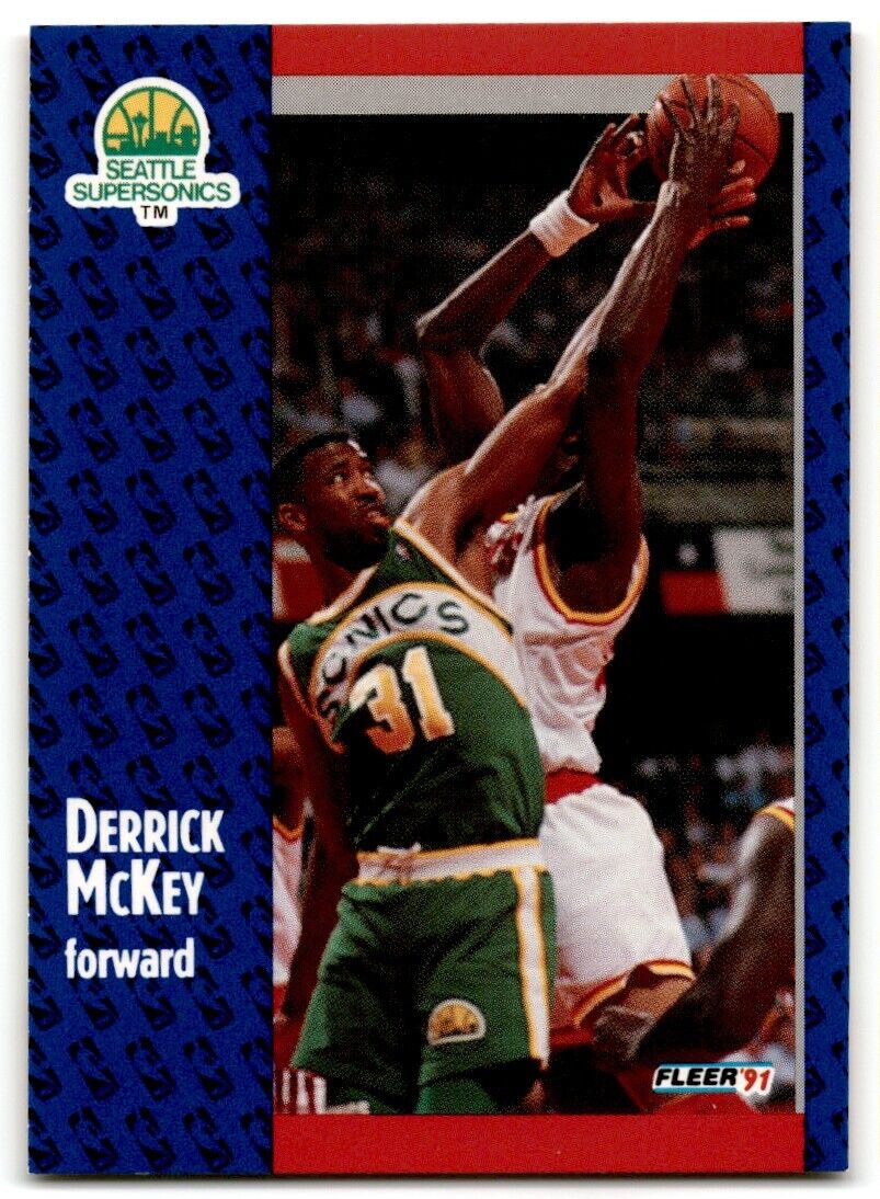 1991-92 Fleer Derrick McKey Seattle SuperSonics #193