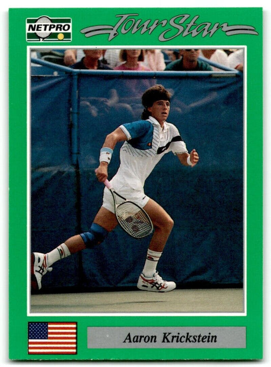 1991 Protennis player Cards Netpro Tour Star Aaron Krickstein #11