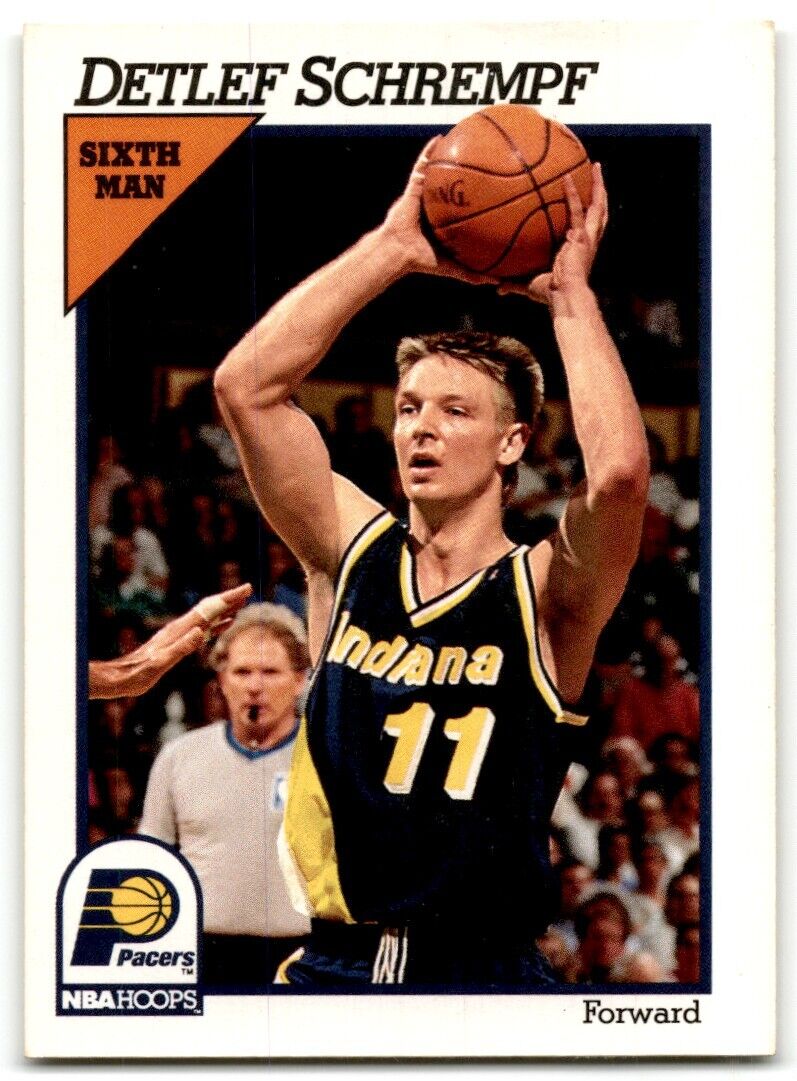 1991-92 Hoops Detlef Schrempf Indiana Pacers #87