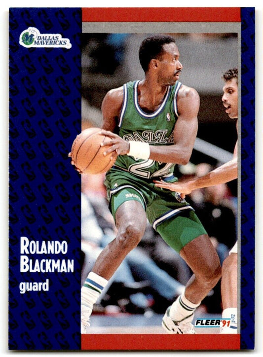 1991-92 Fleer Rolando Blackman Dallas Mavericks #43