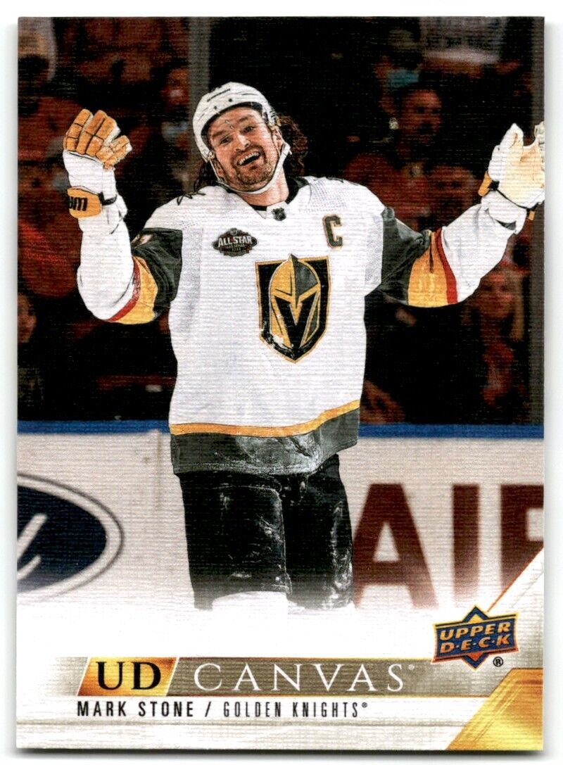 2021-22 Upper Deck UD Canvas Mark Stone Vegas Golden Knights #C84