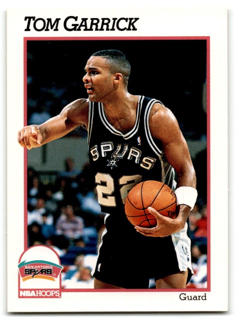 1991-92 Hoops Tom Garrick San Antonio Spurs #434