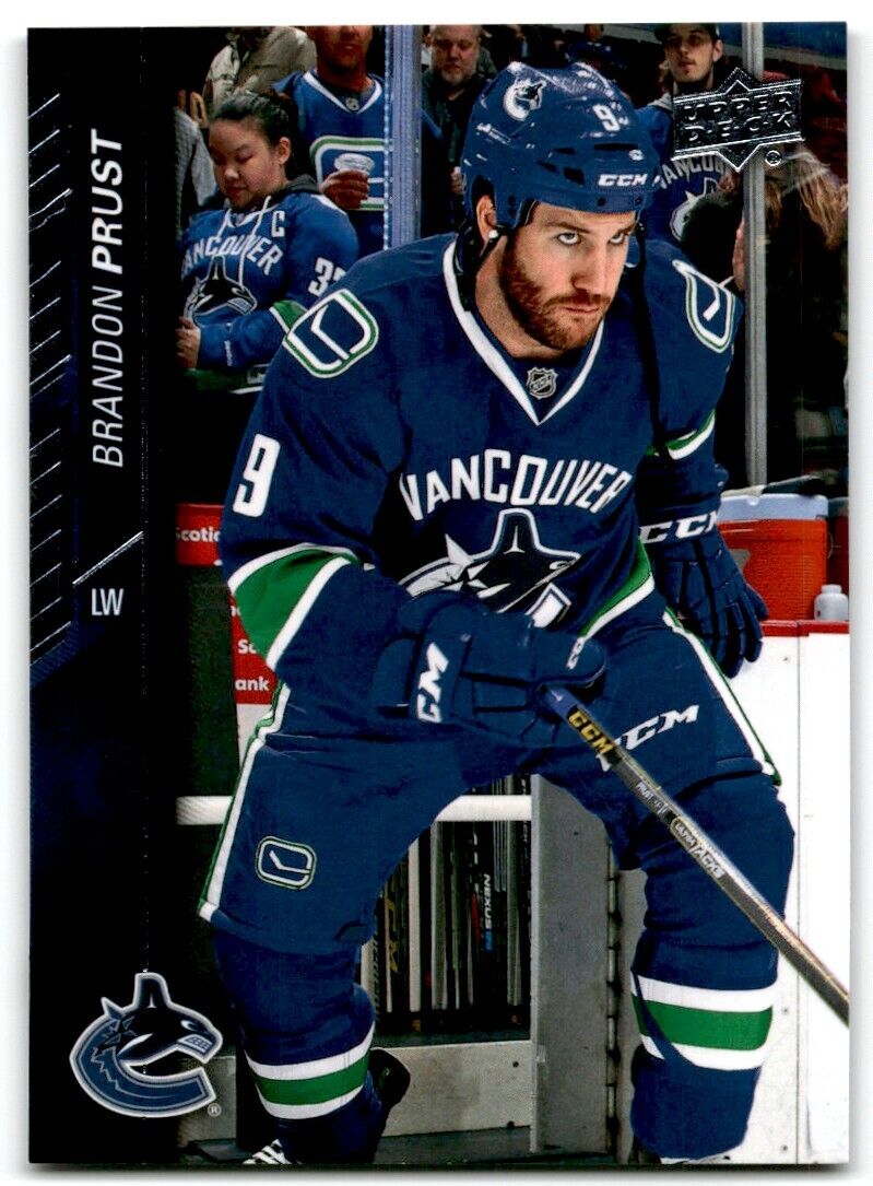 2015-16 Upper Deck Brandon Prust Vancouver Canucks #435