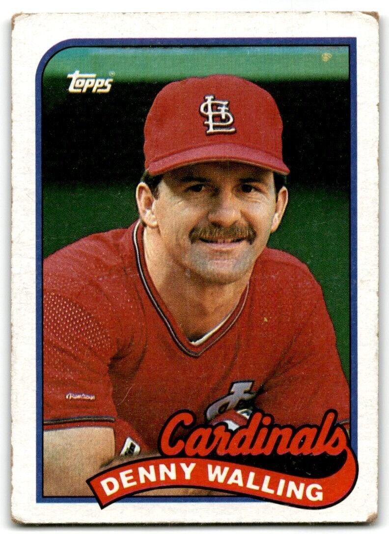 1989 Topps Denny Walling St. Louis Cardinals #196