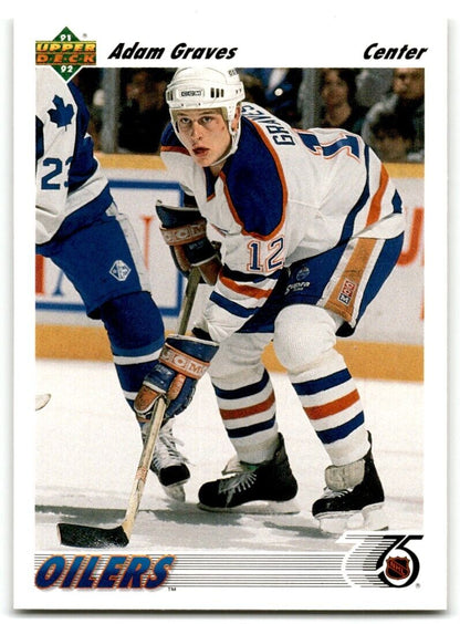 1991-92 Upper Deck Adam Graves Edmonton Oilers #268