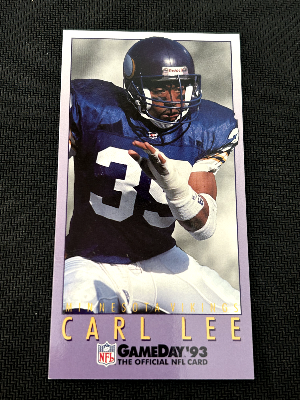 1993 GameDay Football Card #420 Carl Lee