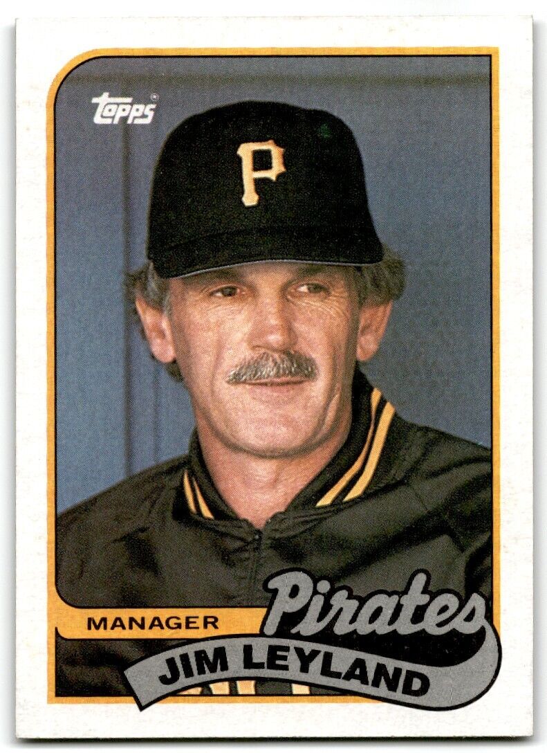 1989 Topps Jim Leyland Pittsburgh Pirates #284