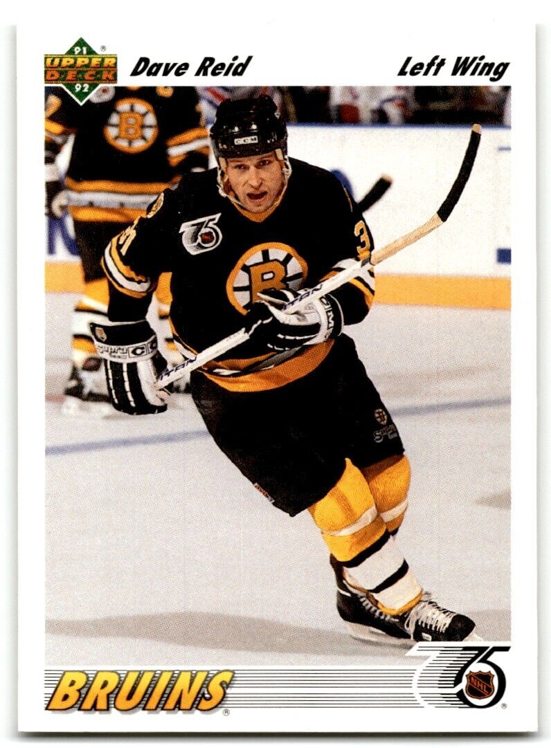 1991-92 Upper Deck Dave Reid Boston Bruins #531